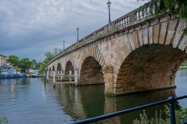 Maidenhead bridge, pictured on a sunny day